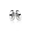 Best Zinzi zilveren oorringen 12 x 3mm glad met luxe klapsluiting ZIO187