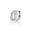 Best Zinzi zilveren oorringen 15 x 3mm witte zirconia's met luxe klapsluiting ZIO191Z