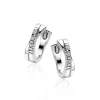 Hot Zinzi zilveren oorringen 12x3mm kruislings wit ZIO2039