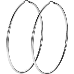 Online Zinzi zilveren oorringen glad 65x2mm rond ZIO438