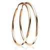 Clearance Zinzi zilveren oorringen rosé verguld 45x2mm ZIO436R