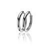 Sale Zinzi zilveren oorringen 17 x 2mm glad met luxe klapsluiting ZIO402