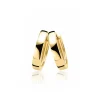 Discount Zinzi zilveren oorringen geel verguld 17 x 3mm ZIO186G