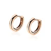 Sale Zinzi zilveren oorringen rosé verguld 12 x 2mm ZIO194R