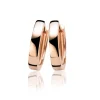 Discount Zinzi zilveren oorringen rosé verguld 17 x 3mm ZIO186R