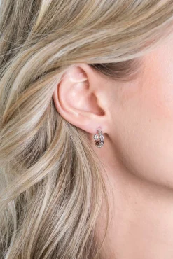 Clearance Zinzi zilveren oorringen 13mm Infinity vorm luxe sluiting ZIO1265