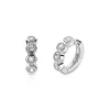 Discount Zinzi zilveren oorringen rond wit 15 x 4mm ZIO1838