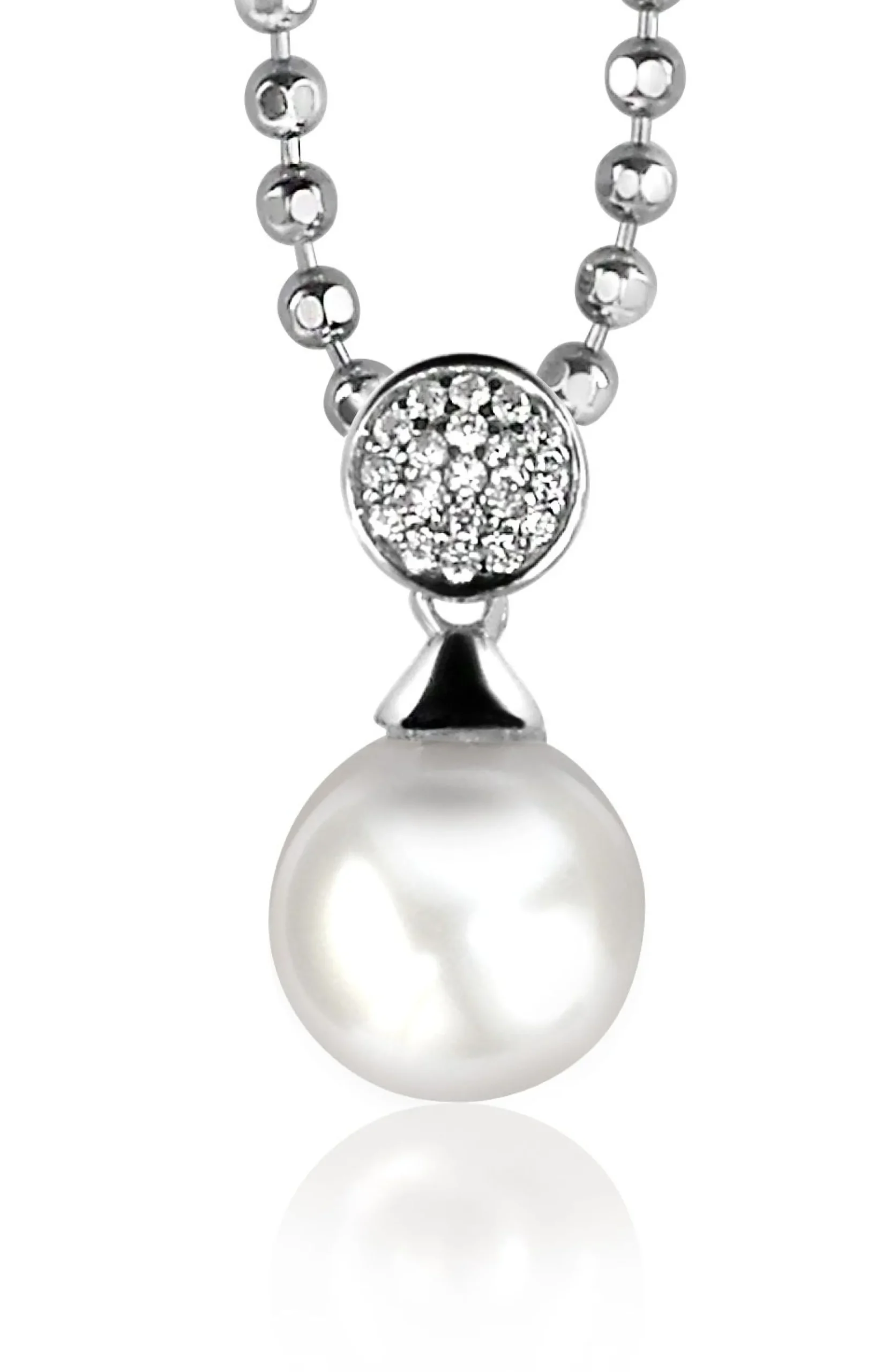 Sale Zinzi zilveren parelhanger wit ZIH1151 (zonder collier)