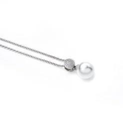 Sale Zinzi zilveren parelhanger wit ZIH1151 (zonder collier)