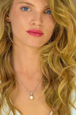 Sale Zinzi zilveren parelhanger wit ZIH1151 (zonder collier)
