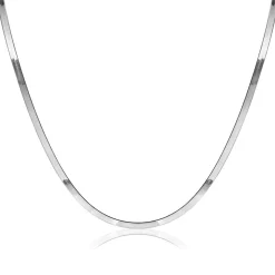 Sale Zinzi zilveren platte slangen-ketting 45cm 3,5mm breed ZIC2292
