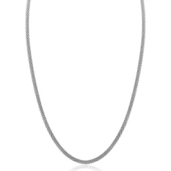 Sale Zinzi zilveren popcorn ketting 3mm breed 42cm ZIC2765