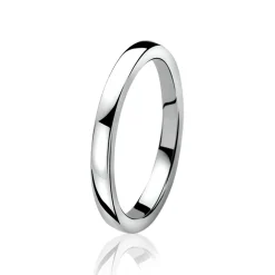 New Zinzi zilveren ring glad 2mm ZIR828