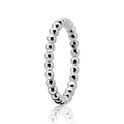 Online Zinzi zilveren ring glad bol ZIR923