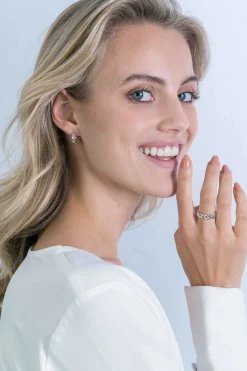 New Zinzi zilveren ring gourmet schakel 5,5mm breed ZIR2117