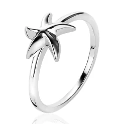 Discount Zinzi zilveren ring zeester 10mm ZIR1886