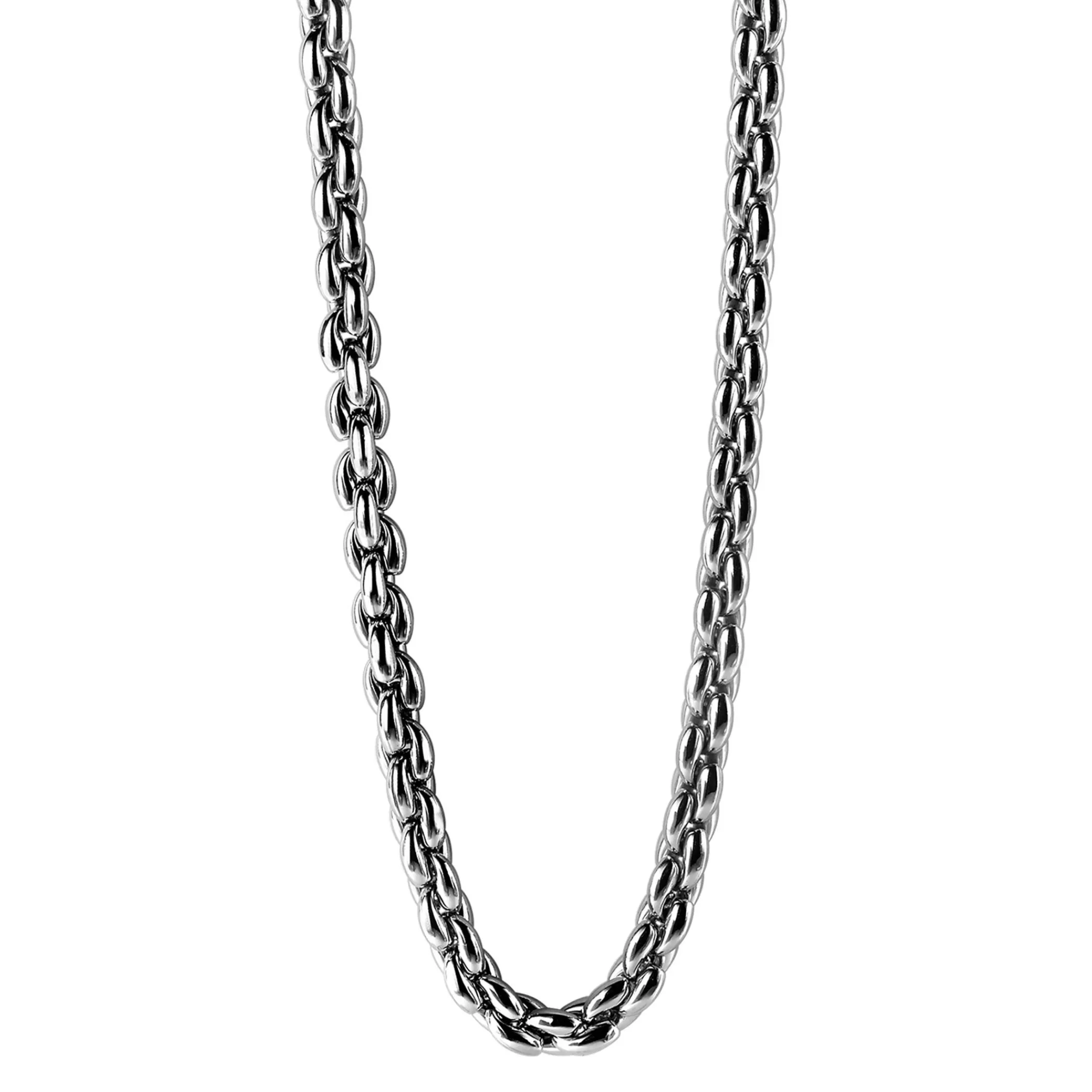 Discount Zinzi zilveren schakel collier 43cm ZIC1205