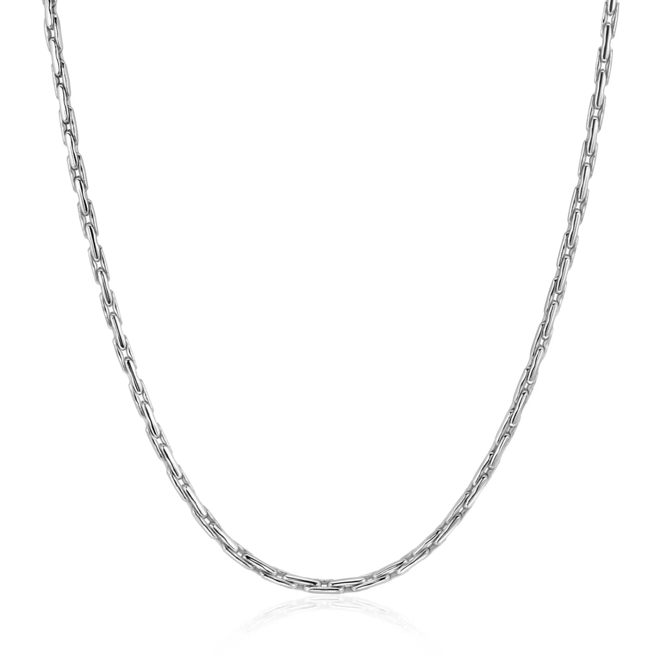 Zinzi zilveren schakel ketting 2,3mm breed 43-45cm ZIC2648