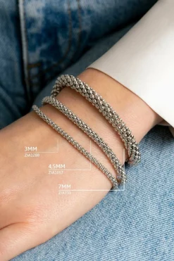 Sale Zinzi zilveren schakelarmband 21cm ZIA1057-21