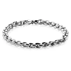 Online Zinzi zilveren schakelarmband 19,5cm ZIA1205