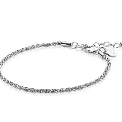 Clearance Zinzi zilveren schakelarmband palmier 2mm breed ZIA1931
