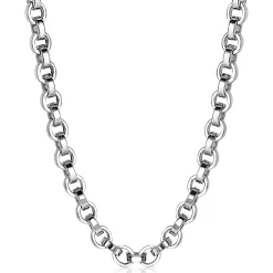 Zinzi zilveren schakelcollier rond 45cm ZIC1702