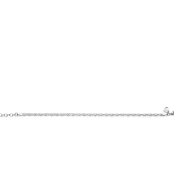 Best Zinzi zilveren scroll schakel armband (3mm breed) waarbij de schakels een dubbele krul/kronkeling maken 17-20cm ZIA2712