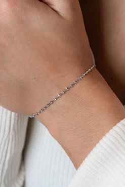 New Zinzi zilveren singapore armband met glinsterende gedraaide schakels 1,9mm breed 17-20cm ZIA2585
