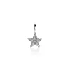Best Zinzi zilveren ster hanger 13mm wit ZIH2138 (zonder collier)